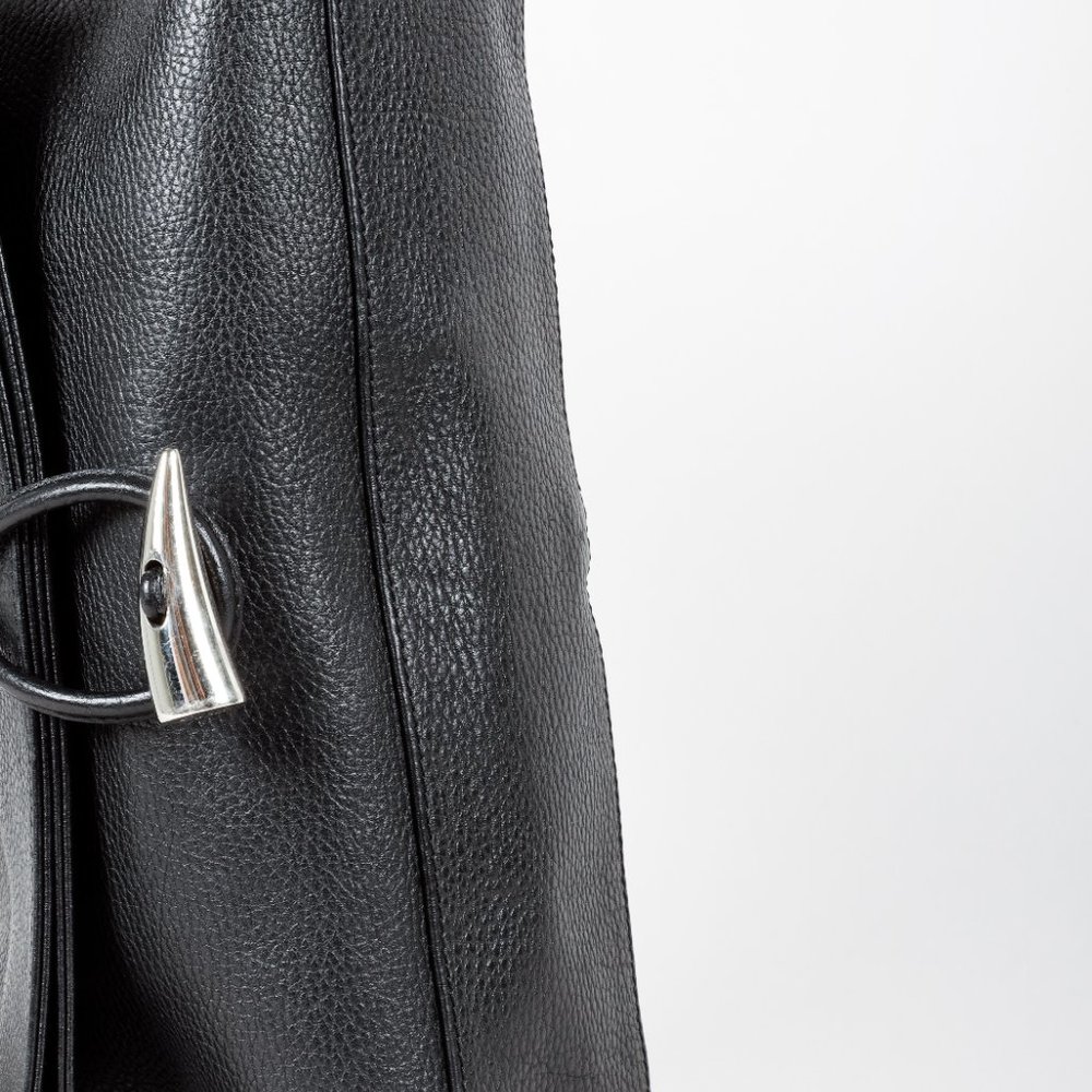 Burberry Haymarket Horn Toggle Shoulder Bag - Picture 5 of 11